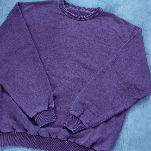 Vintage Purple Faded Essential Crewneck Seater