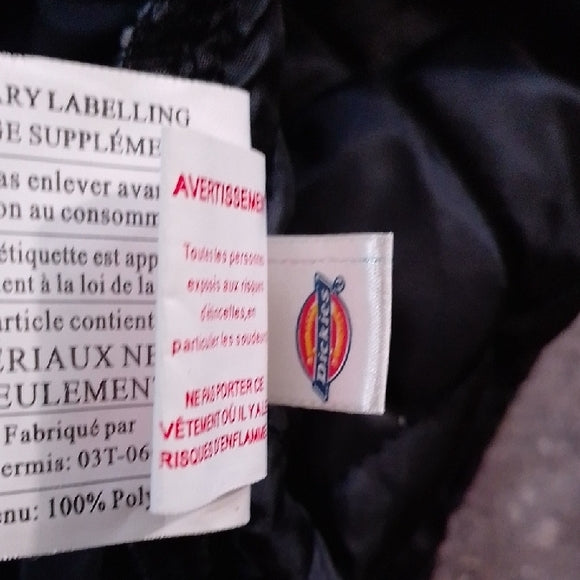 Dickies Red and Black Plaid Flannel Jacket PEARL SNAP