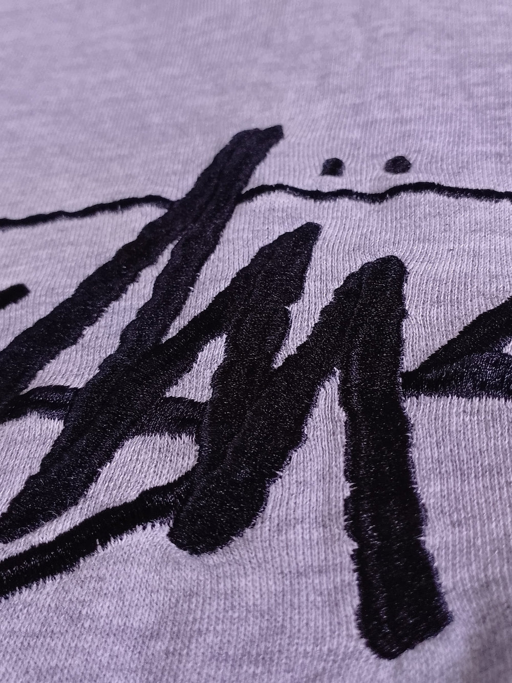 Stussy Embroidered Grey Hoodie
