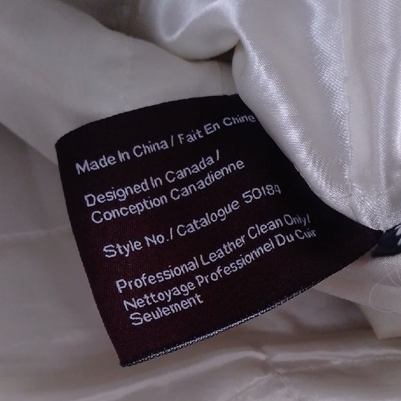 Danier Leather Winter Trench Coat Thinsulate WHITE WOMENS