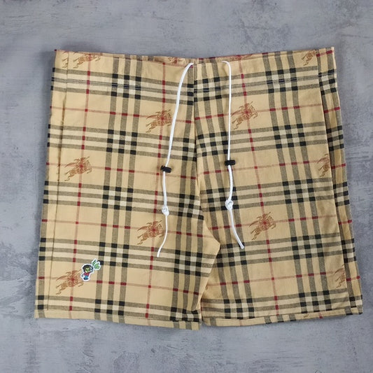 Limited Edition Reworked Vintage 'Burberry' Boom Box Benny Unisex Shorts