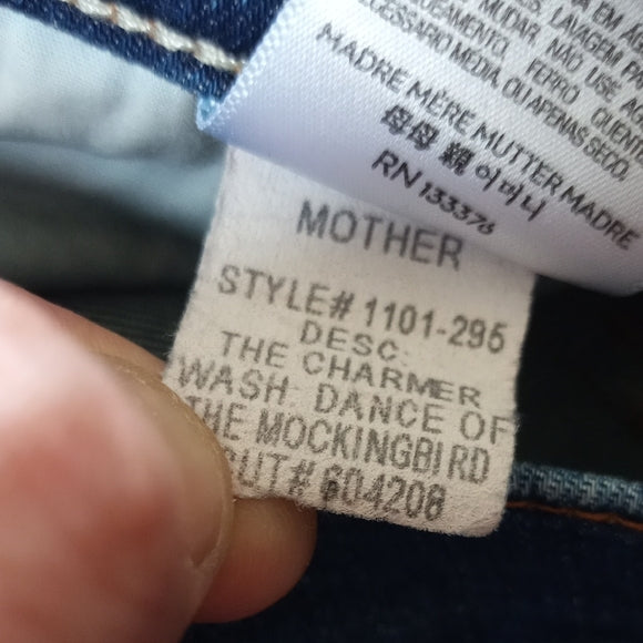 MOTHER The Charmer Dance Of The Mocking Bird Denim Jeans CUT#604208