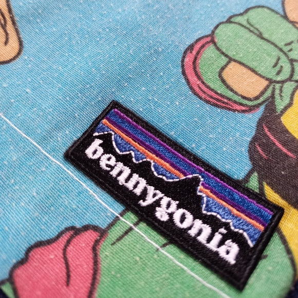 Custom Reworked Vintage 1988 Teenage Mutant Ninja Turtles Bennygonia Shorts