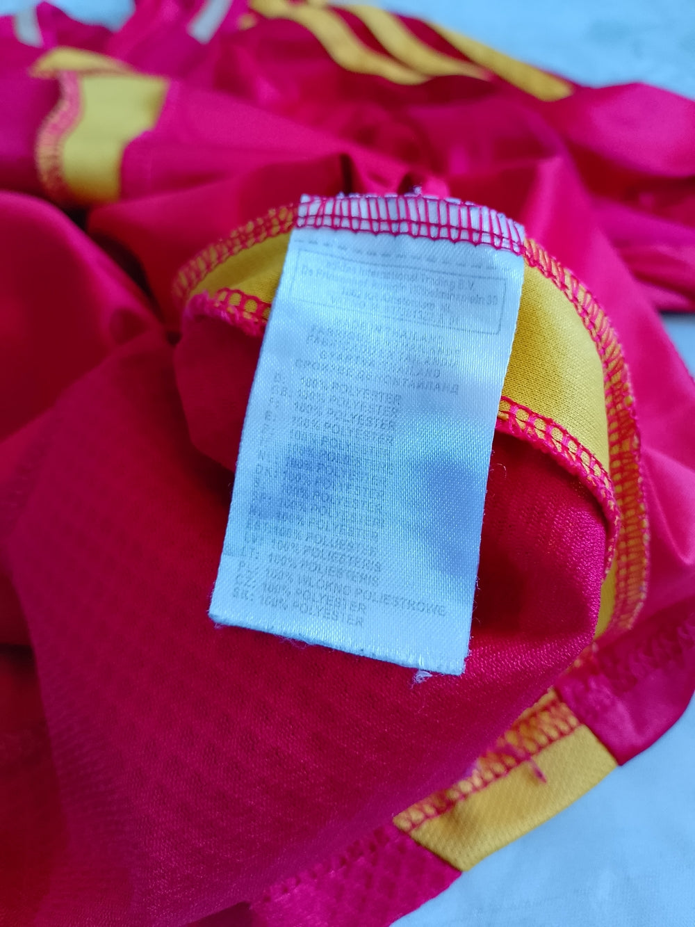 Adidas Kids' Spain Soccer Jersey 19 in Red/Yellow LAMINE YAMAL