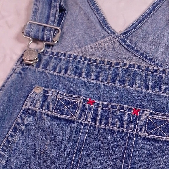 Vintage 90s GOWEST Denim Overalls Workwear