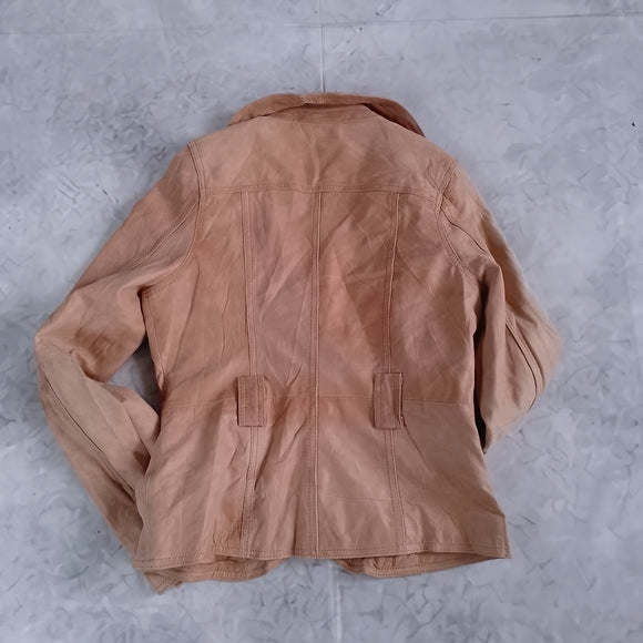 Vintage Leather Blazer Jacket