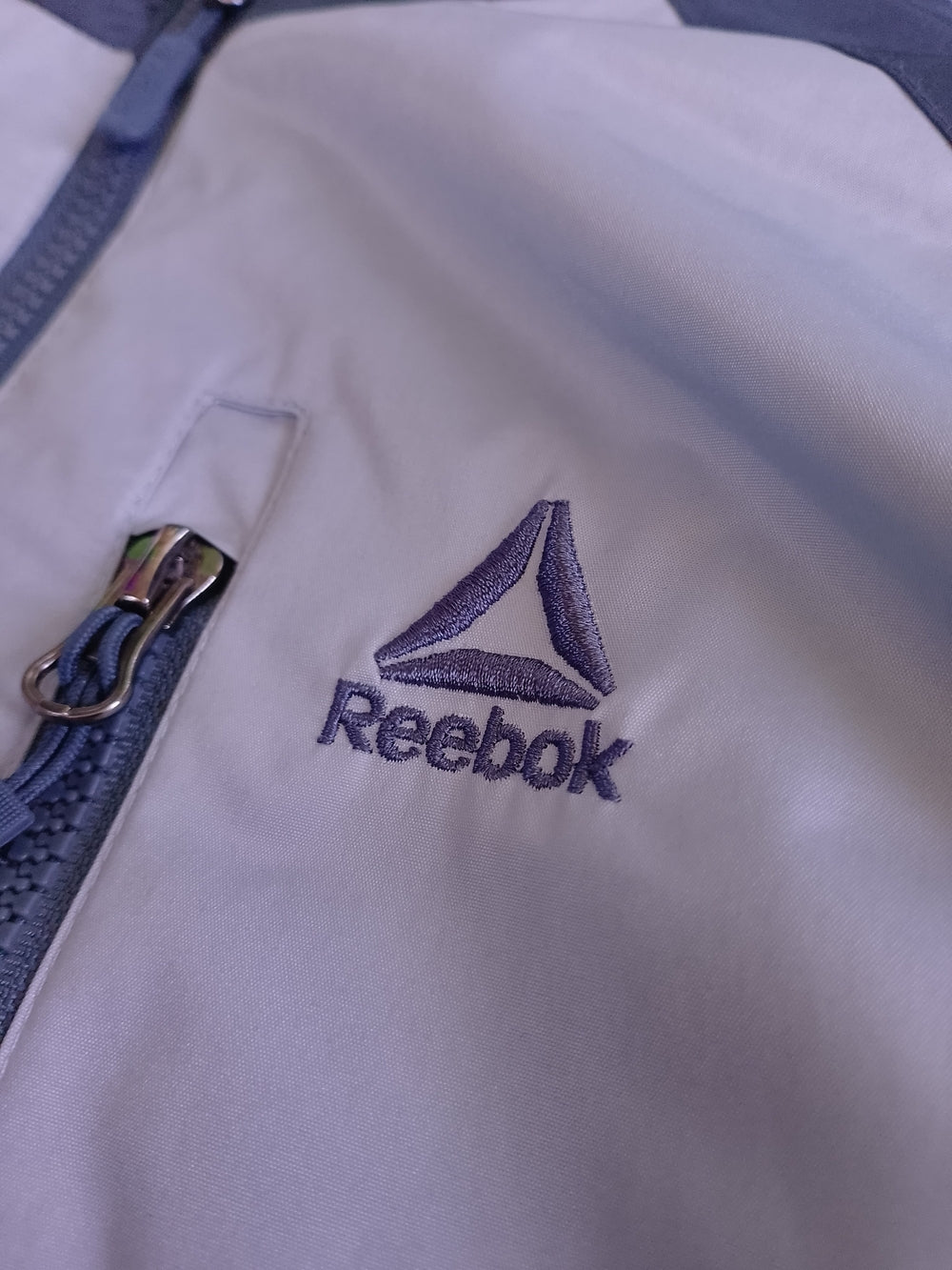 Reebok WOMEN'S Two-Tone Blue Hooded Jacket
