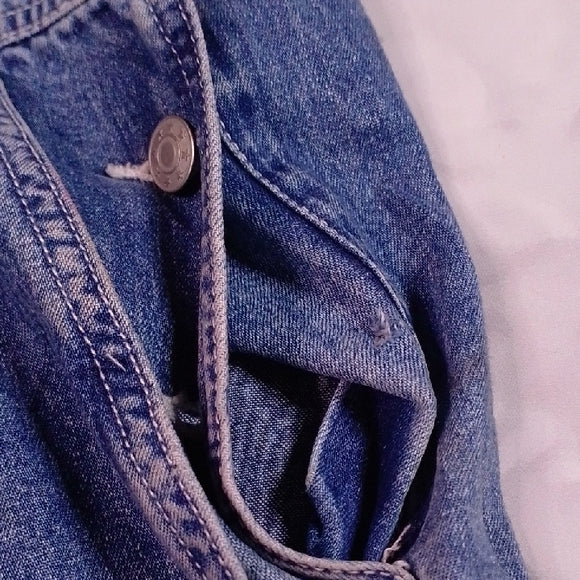 Vintage 90s GOWEST Denim Overalls Workwear