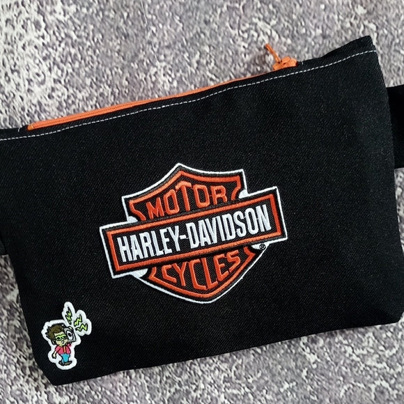 Reworked Harley-Davidson Benny Bag Fanny Pack UNISEX (HANDMADE)