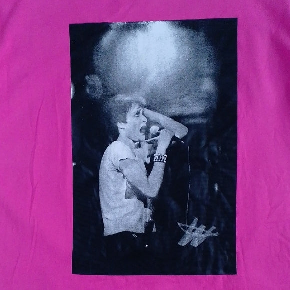 WE11DONE Navy And Pink Reversible Gig T-shirt