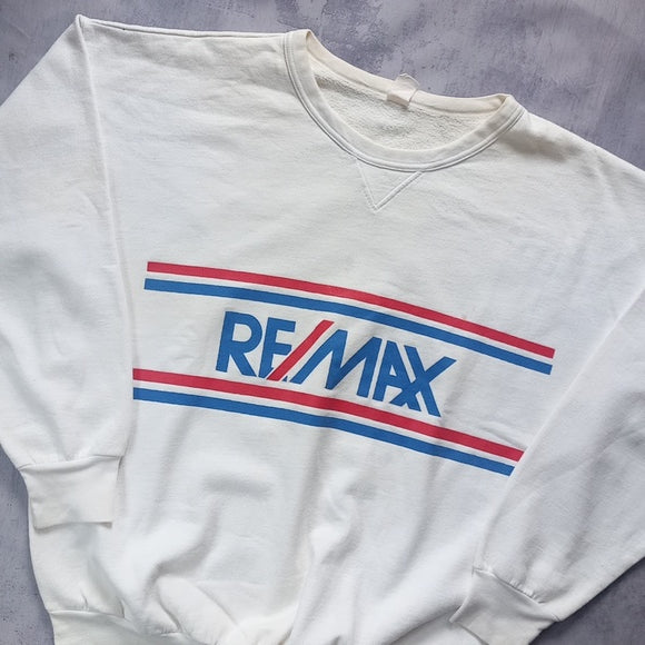 Vintage 90s RE/MAX LOGO Crewneck Sweater