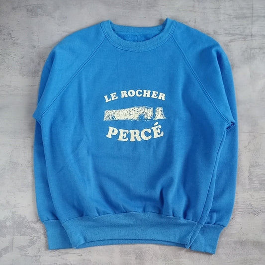 Vintage 1970s LE ROCHER PERCE Crewneck Sweater UNISEX