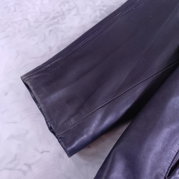 Danier Leather Button Up Heavy Jacket With Removable Liner