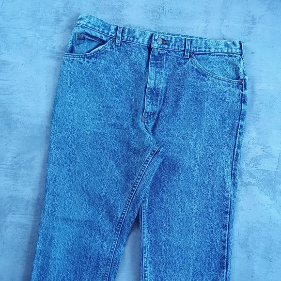 Vintage 1980s Lee Storm Rider Stone Wash Denim Jeans