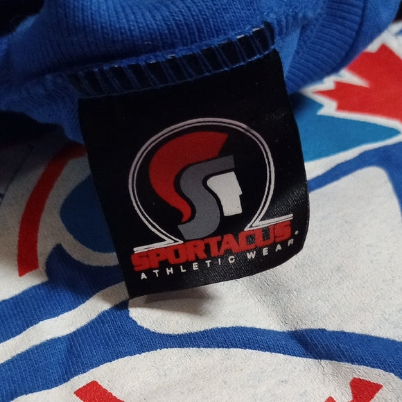 Vintage 1993 Toronto Blue Jays Kids Blue T-Shirt Single Stitch
