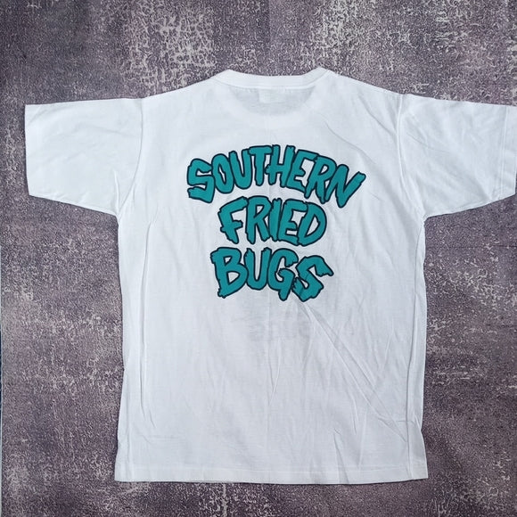 Vintage 90s Southern Fried Bugs Volkswagen Confederate Flag Single Stitch Tee