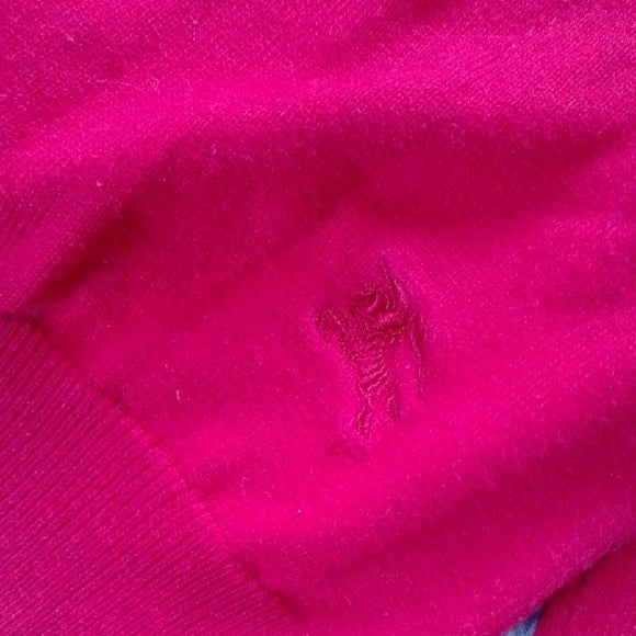BURBERRY CHILDREN RED SWEATER ZIP UP