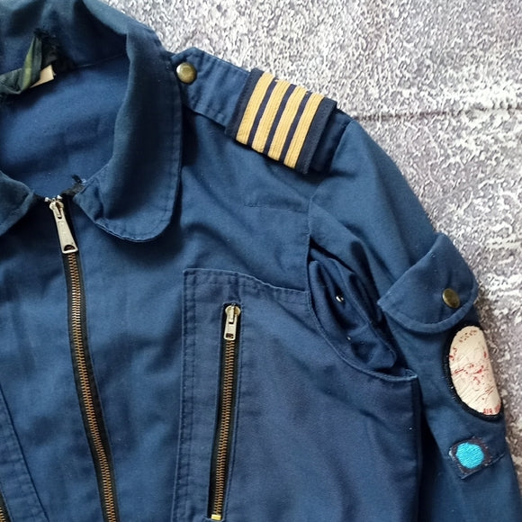 Vintage 90s Air Inuit LTD. Pilots Outfit Civilian Pilot Work Wear FLIGHT SUIT