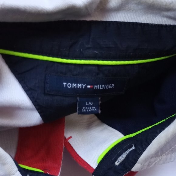 Tommy Hilfiger Large Graphic Long-Sleeve Polo Shirt