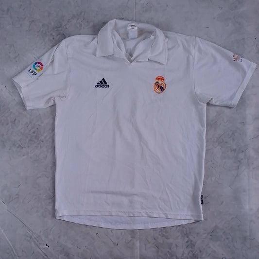 Vintage REAL MADRID 2002 2003 HOME FOOTBALL SHIRT SOCCER JERSEY Zidane RARE