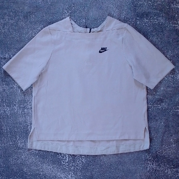 Nike Women's Short Sleeve Cream Tee