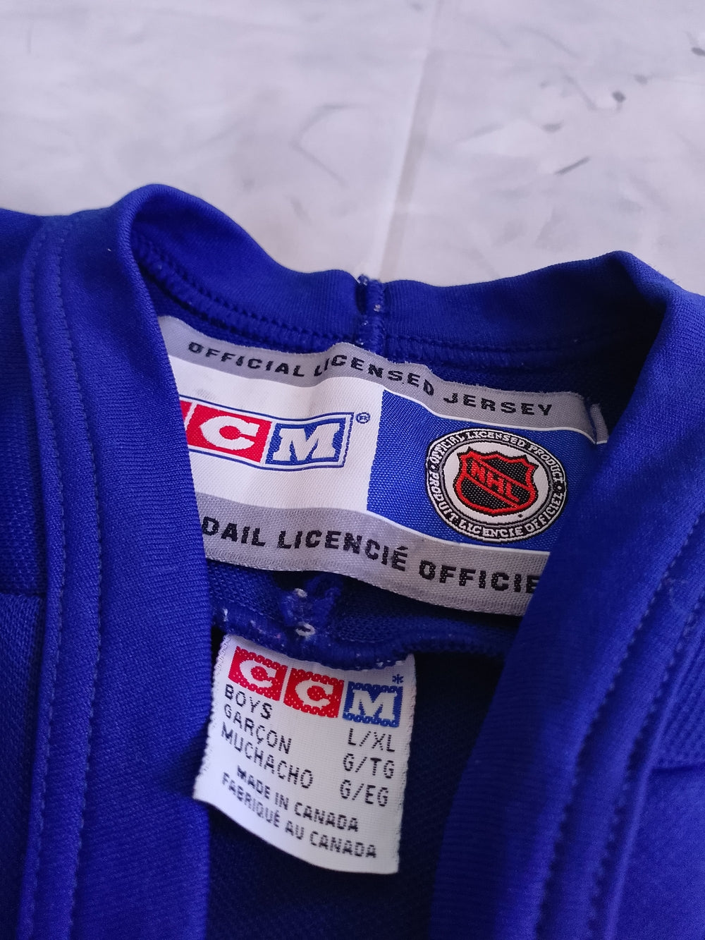 Vintage 90s CCM Toronto Maple Leafs Hockey Jersey KIDS
