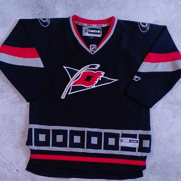 CAROLINA HURRICANES REEBOK NHL Alternate Black Hockey Jersey Youth