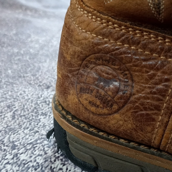 Men's Brown Leather Cowboy Boots