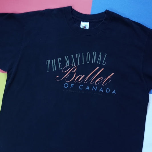 Vintage 90s The National Ballet Of Canada Graphic Single Stitch T-Shirt