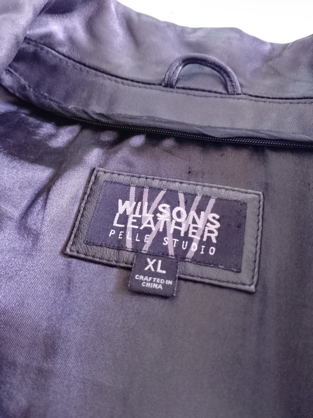 Vintage Leather Button-Front Women's Coat Wilsons Leather