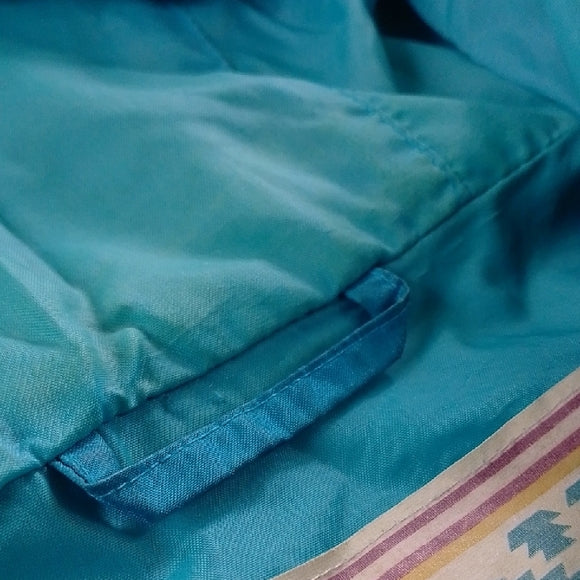 Vintage 90s BLUE NUAGE BY MAR-LO BIG POCKET BLUE HOODED JACKET