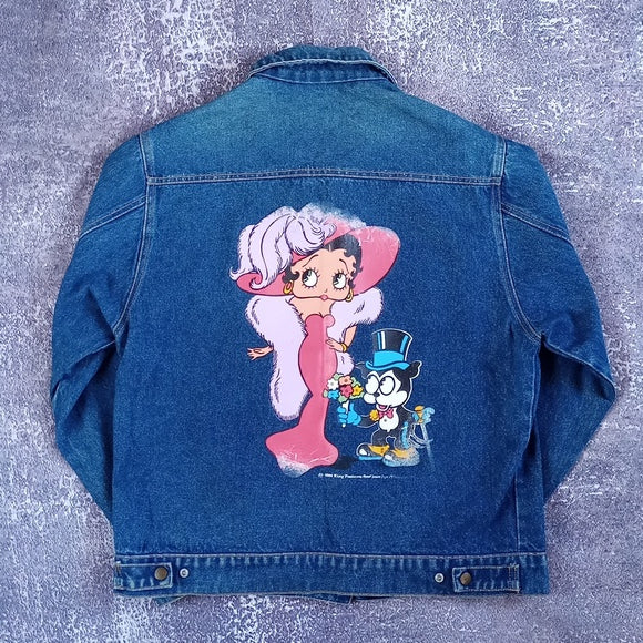 Vintage 1985 Betty Boop Denim Jacket UNISEX