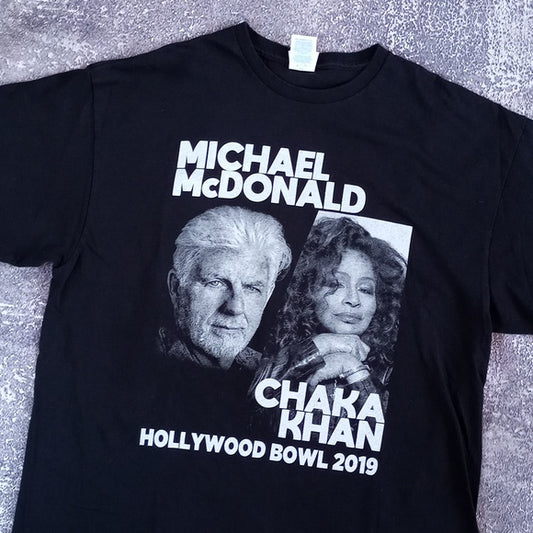 2019 Michael McDonald Chaka Khan Hollywood Bowl Tour T-Shirt