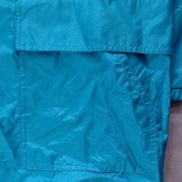 Vintage 90s BLUE NUAGE BY MAR-LO BIG POCKET BLUE HOODED JACKET