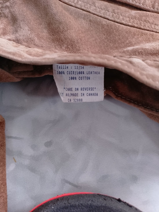 Vintage SKOTTS SUEDE Brown Leather Pants