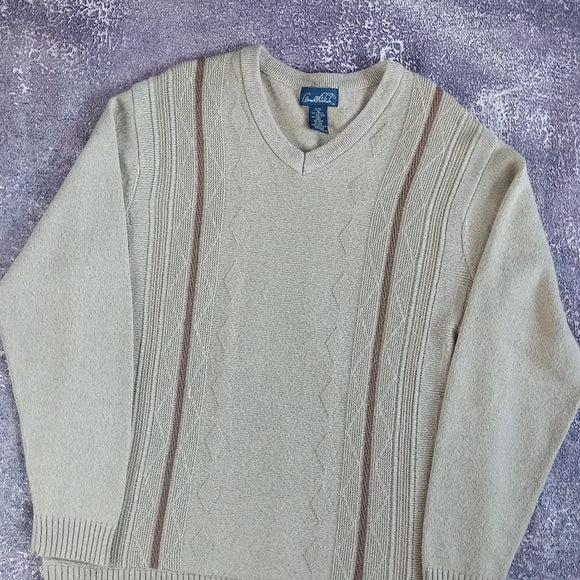 Vintage 90s Arnold Palmer Vneck Wool Sweater