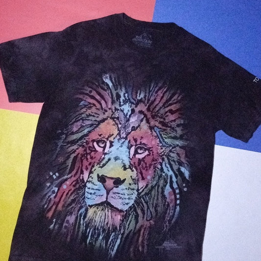 Lion Head Tie Dye The Mountain Toronto Zoo T-Shirt