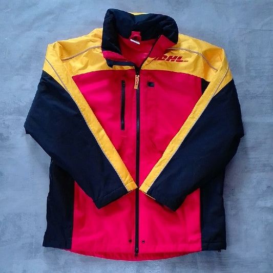 Official DHL Red and Yellow Winter Jacket Uniform