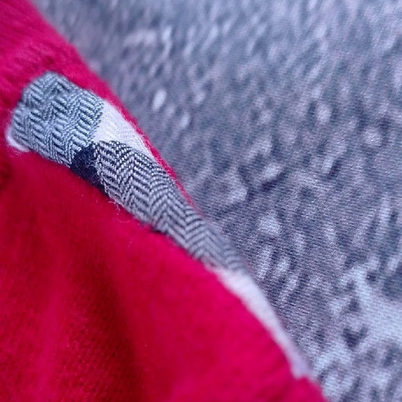BURBERRY CHILDREN RED SWEATER ZIP UP