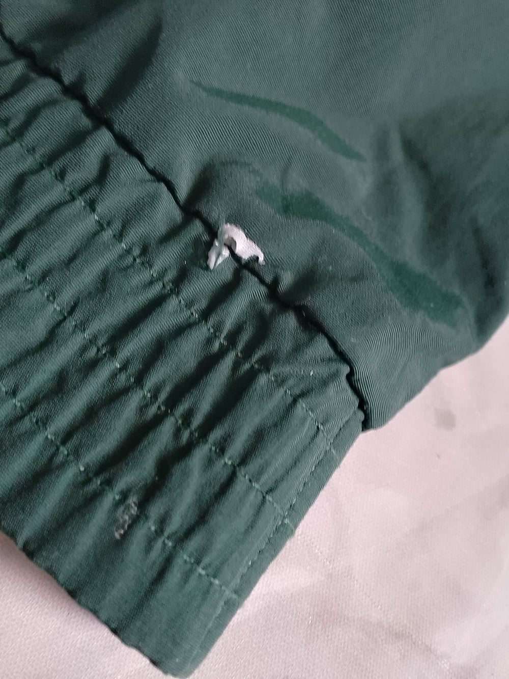 Vintage Apple Computer Think Different Logo Green Jacket