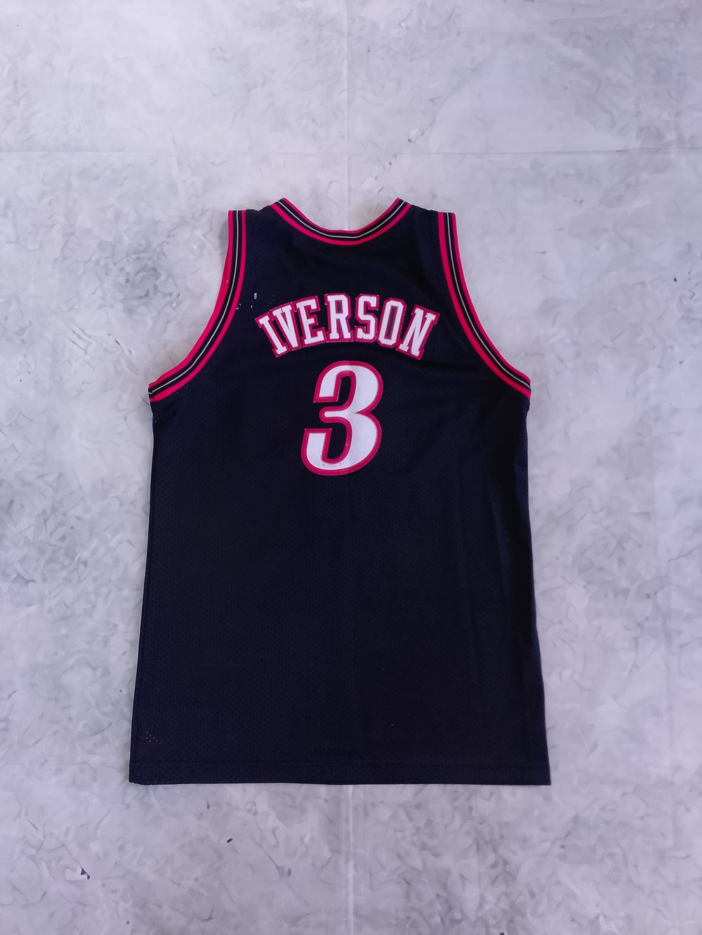 Vintage Allen Iverson Team Nike Sixers #3 Black Basketball Jersey
