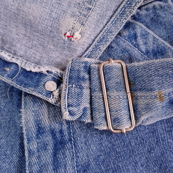 Vintage 90s SARGENT PEPPER JEANSWEAR Blue Denim Overalls Workwear UNISEX
