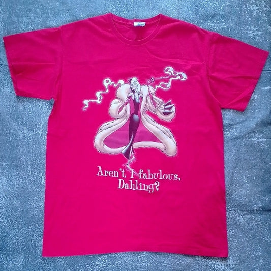 Vintage Disney Cruella De Vil Aren't I Fabulous Dahling Shirt 101 Dalmatians