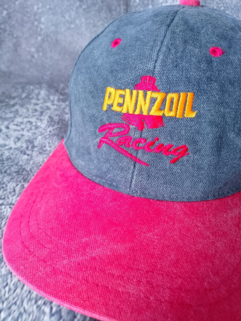 Vintage PENNZOIL RACING SNALC BACK HAT 10 MINUTE OIL CHANGE
