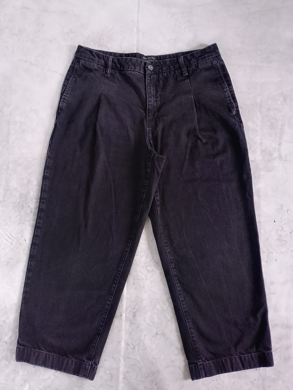 Banana Republic Mid-Rise Straight Regular Baggy Black Denim Jeans