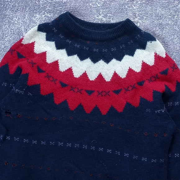 Vintage 90s Wools London Fog Pattern Sweater