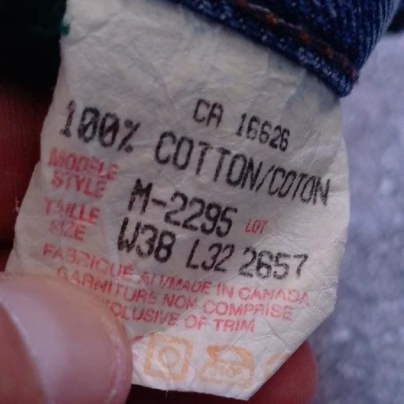 Vintage WINDRIVER Insulated Denim Jeans