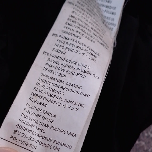 United Colors Of Benetton Black Goosedown Puffer Jacket for Kids