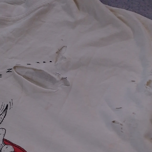 Vintage 90s Distressed BULLDOZER T-Shirt The Originals Bullies