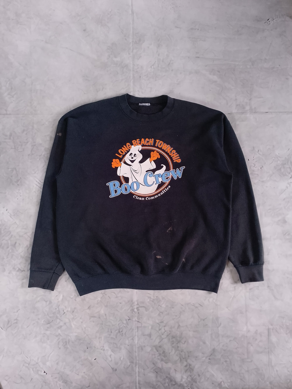 Vintage 90s LONG BEACH Boo Crew Graphic Sweatshirt UNISEX